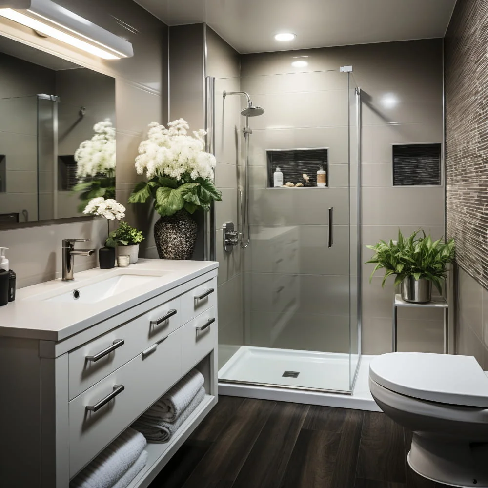 Reforma integral de baño con plato de ducha en Alzira